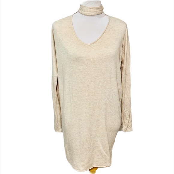 Gianni Bini Dresses & Skirts - ⭐️ GIANNI BINI Tan Sheath Dress Choker Collar Dress